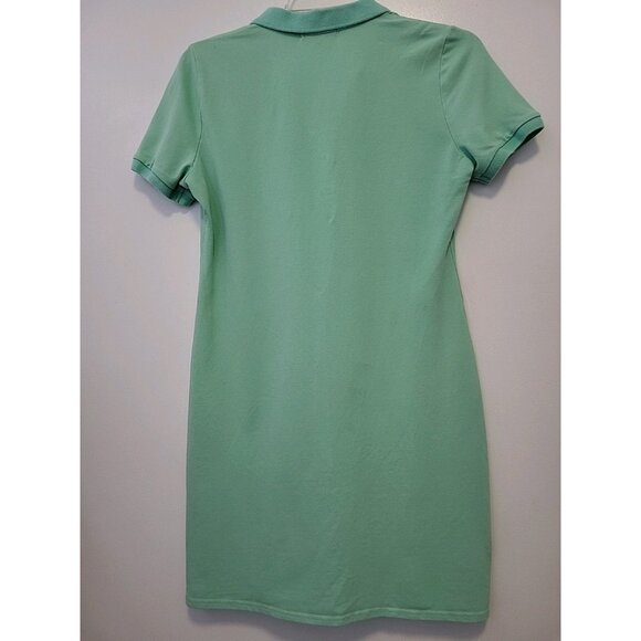 Keil James Patrick Anchor Polo Short Dress Nautical Green Small - Picture 5 of 7
